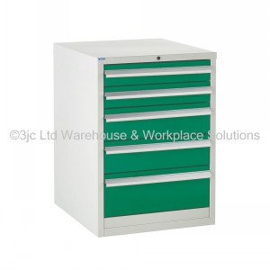 Euroslide Storage Cabinet 5 Drawer 825mm Type 2
